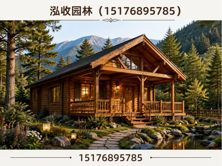 山南防腐木凉亭展示图
