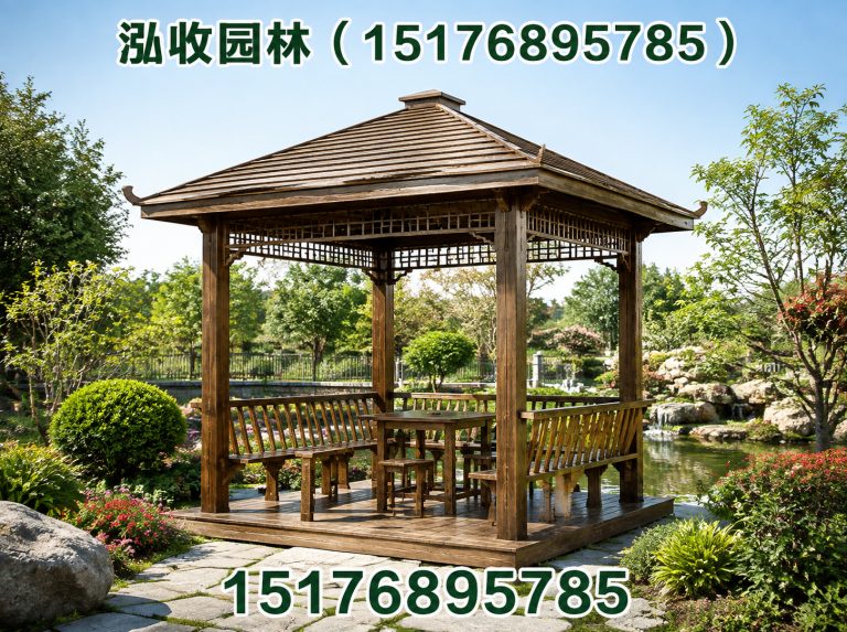 山南塑木地板展示图